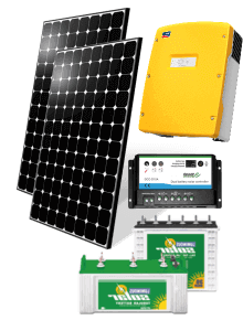 Kit solaire avec batteries