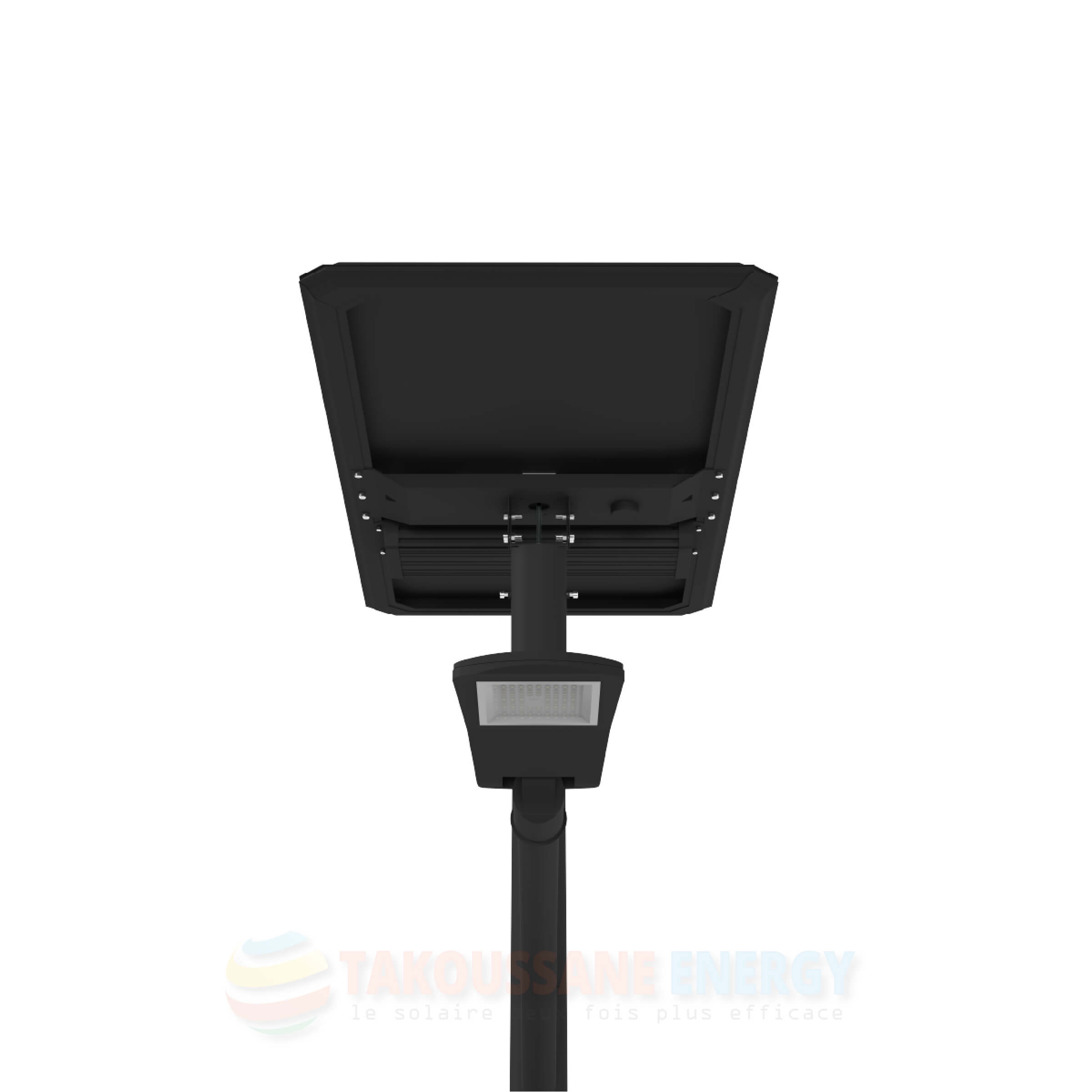 Eclairage public solaire lampadaire 80W