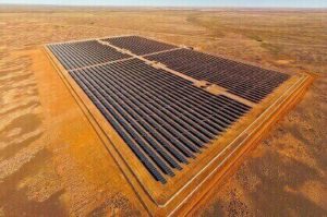 Grande centrale solaire hors réseau