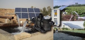 Pompe de surface fonctionnant à l'énergie solaire