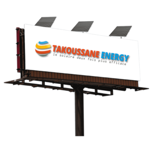 , ECLAIRAGE PANNEAU PUBLICITAIRE SOLAIRE LED, Takoussane Energy