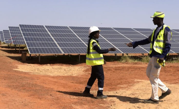 Centrale solaire au Senegal